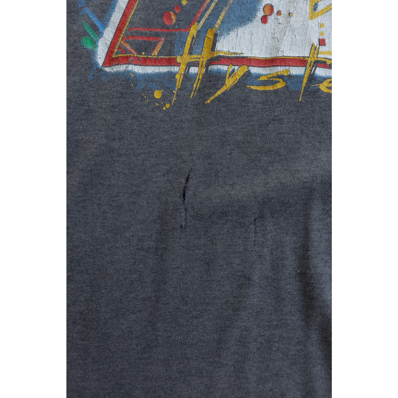 Band Tees Vintage 80s Def Leppard Hysteria Tour Faded Black Tee - L Size US L / EU 52-54 / 3 - 7 Thumbnail