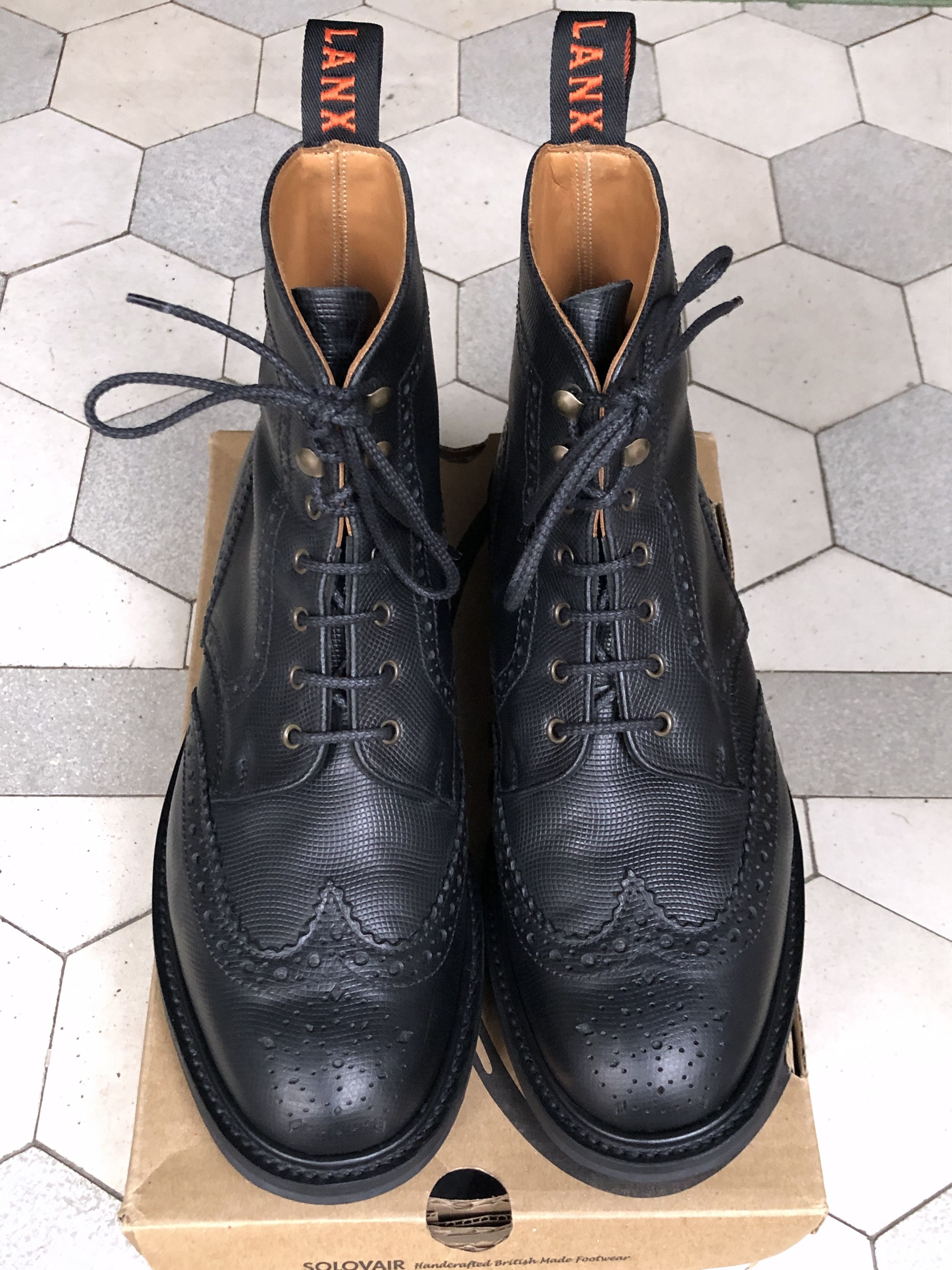 Other Lanx "Grindleton" grained brogue boots customised UK 10 Size US 11 / EU 44 - 10 Thumbnail