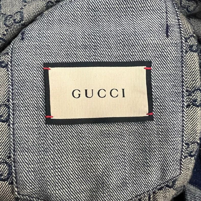 Gucci Gucci Vintage blue double G denim jacket 2502-Nextarrow Size US M / EU 48-50 / 2 - 4 Thumbnail