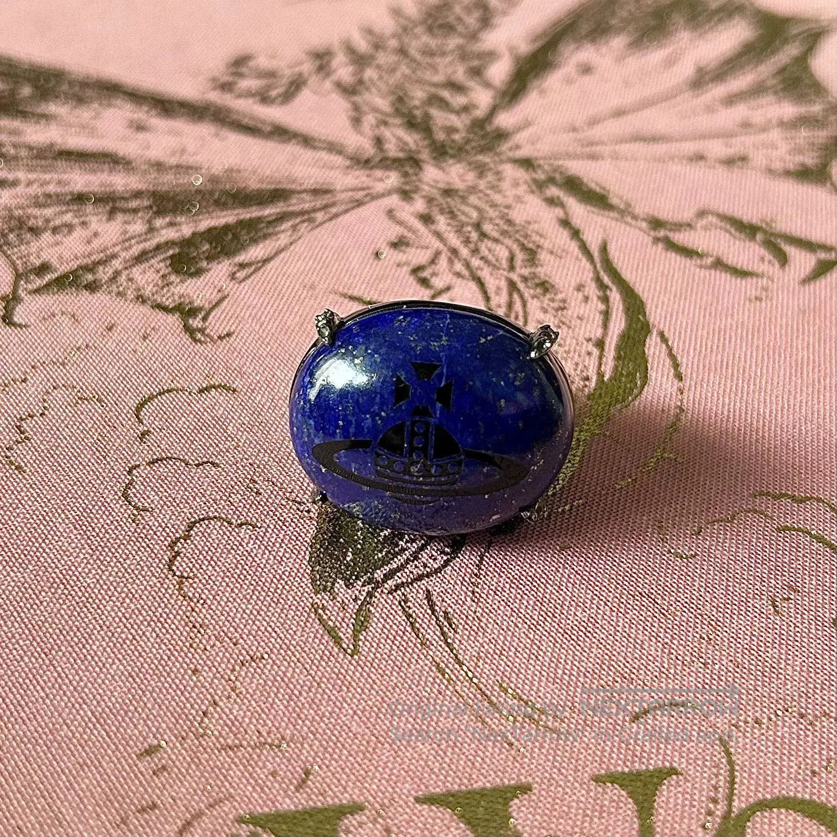 Vivienne Westwood vintage vivienne westwood blue acrylic ring. Size ONE SIZE - 1 Thumbnail