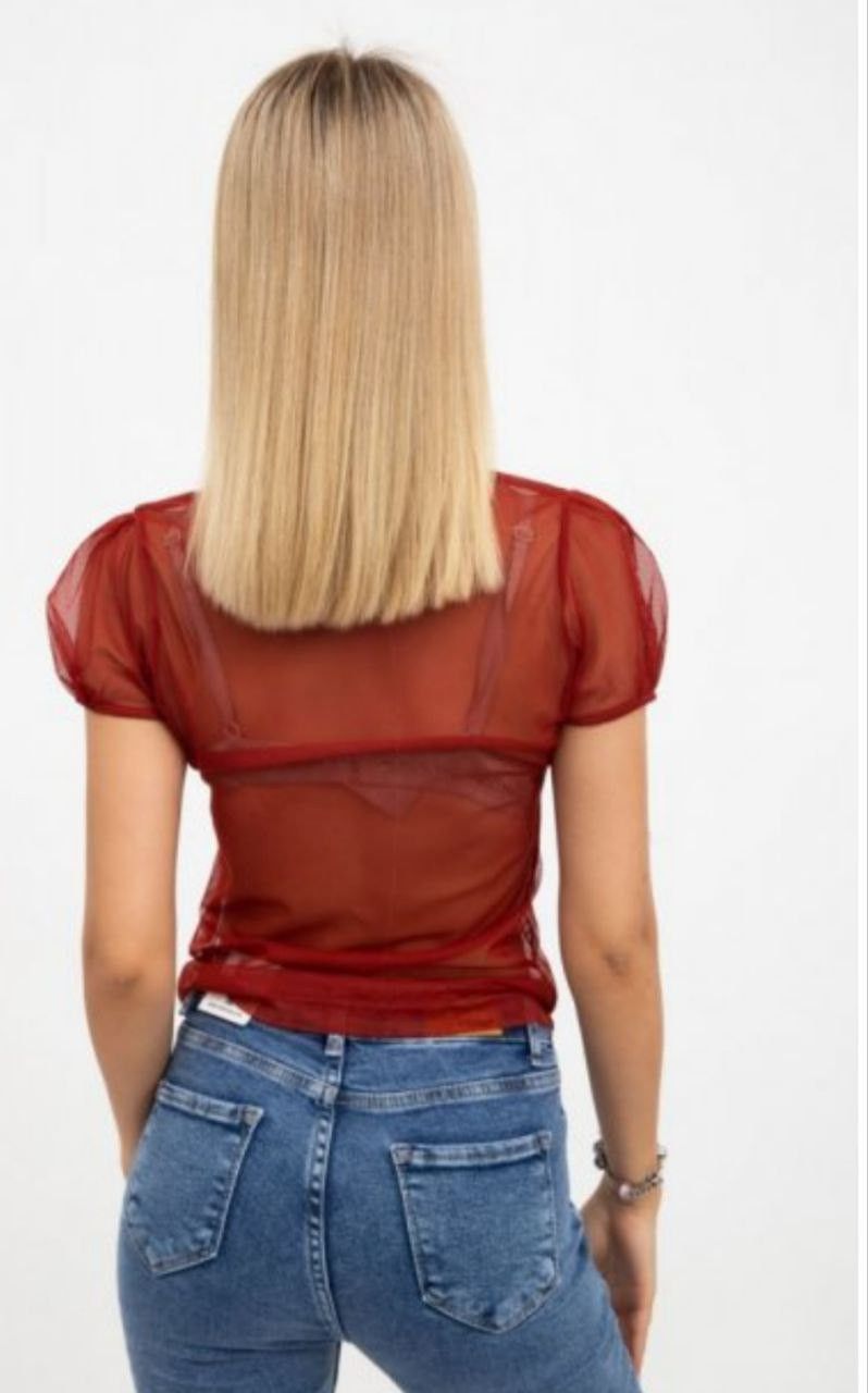Cop Copine Cop Copine Mesh Top Sz L Size L / US 10 / IT 46 - 3 Thumbnail