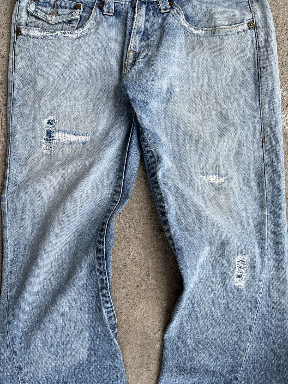 True Religion FLARED* VINTAGE TRUE RELIGION JEANS Size US 34 / EU 50 - 4 Thumbnail