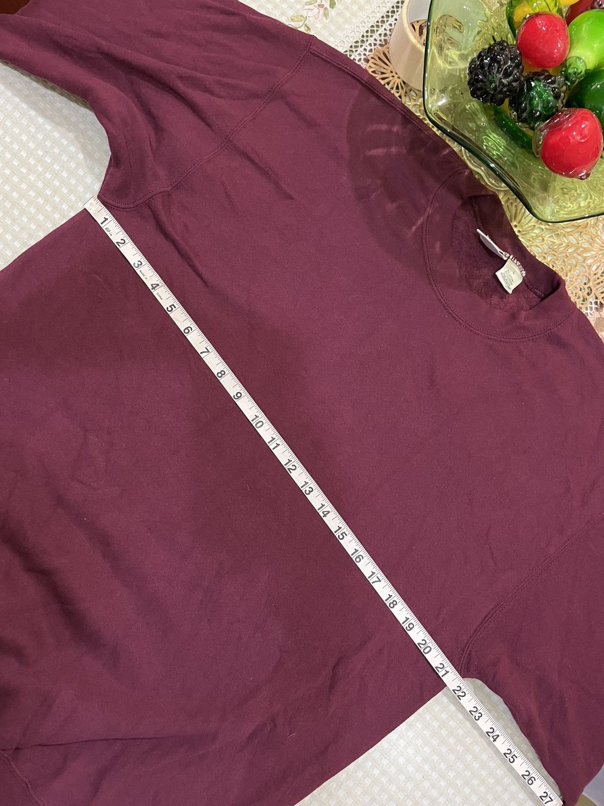 Soffe mj soffe crewneck sweatshirt in a burgundy or maroon color Size US L / EU 52-54 / 3 - 7 Thumbnail