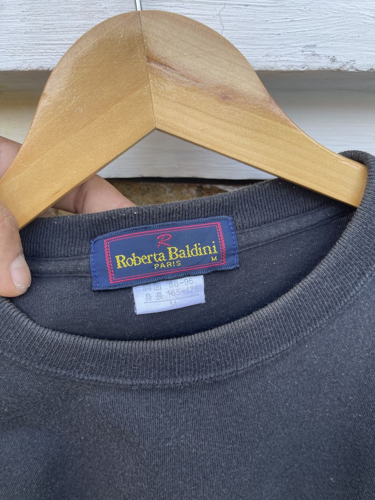 Other Rare🔥Vintage ROBERTA BALDINI PARIS Spellout T-Shirt Size US M / EU 48-50 / 2 - 5 Thumbnail