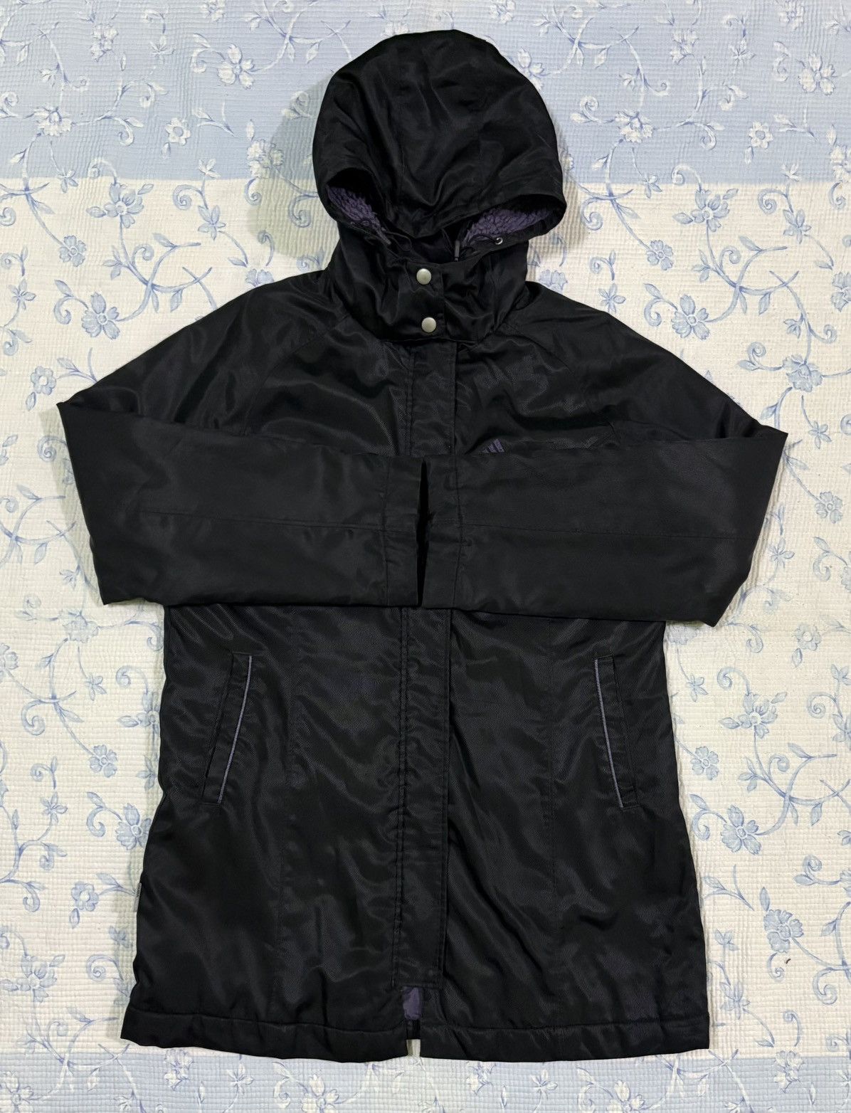 Adidas Adidas Clima Proof Parkas Fleece Quilted Hoodie Size US M / EU 48-50 / 2 - 4 Thumbnail
