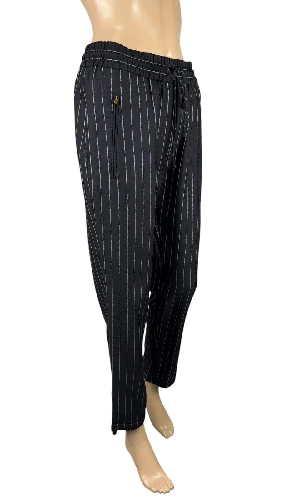 Stella McCartney Stella McCartney Striped Trousers Wool size 40 Size 27" / US 4 / IT 40 - 3 Thumbnail