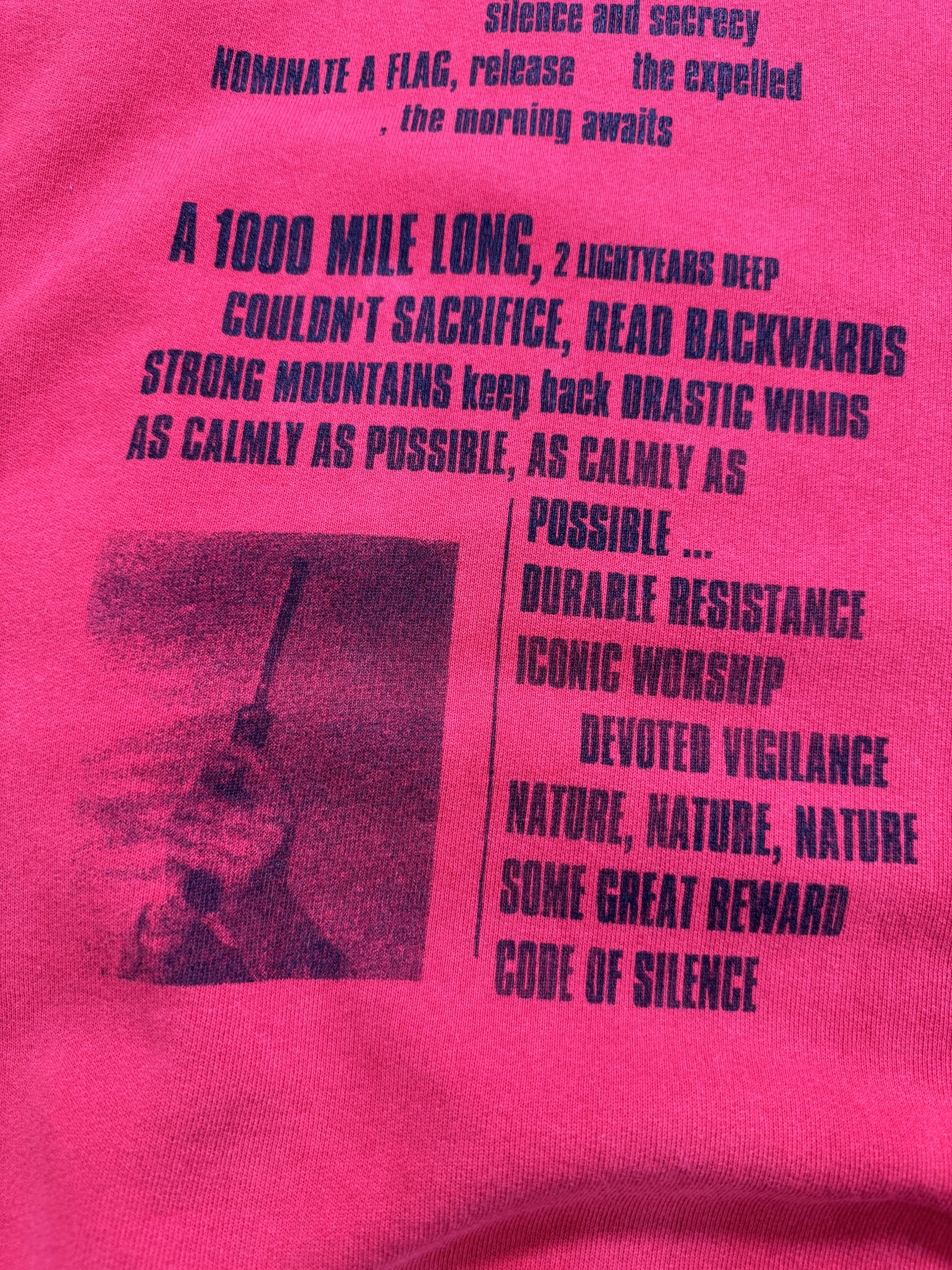Raf Simons SS02 Raf Simons ‘Terror’ Kollaps Graphic Oversized Hoodie Size US XL / EU 56 / 4 - 3 Thumbnail