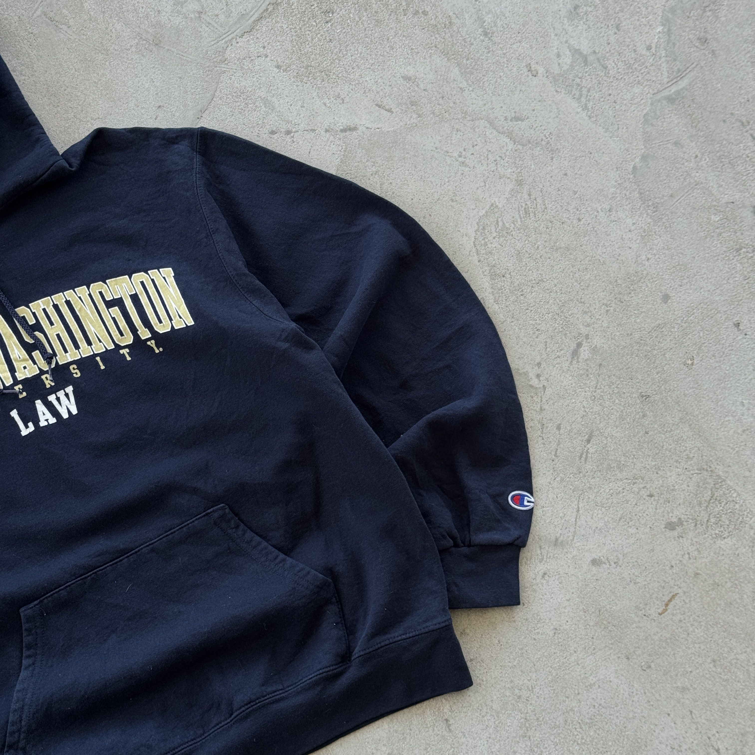 Champion Champion George Washington University Law Hoodie Navy Size M Size US M / EU 48-50 / 2 - 2 Thumbnail