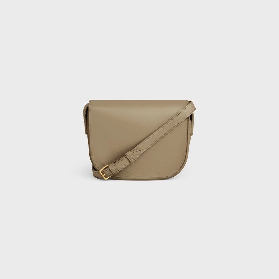 Celine o1bcso1str1024 Size:OS/ Calfskin Shoulder Bag in Brown Sepia Size ONE SIZE - 2 Thumbnail