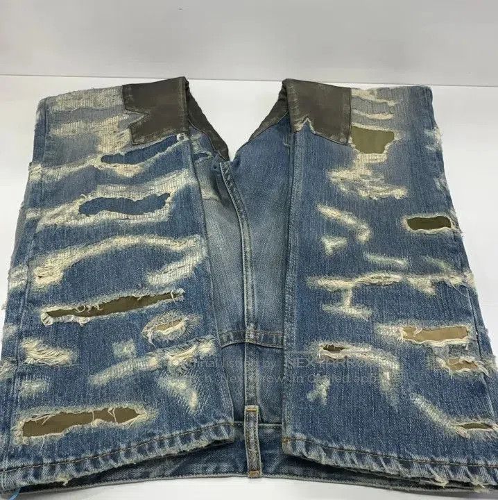 Givenchy Givenchy FW21 Distressed Zip Casual Jeans. Size US 32 / EU 48 - 5 Thumbnail