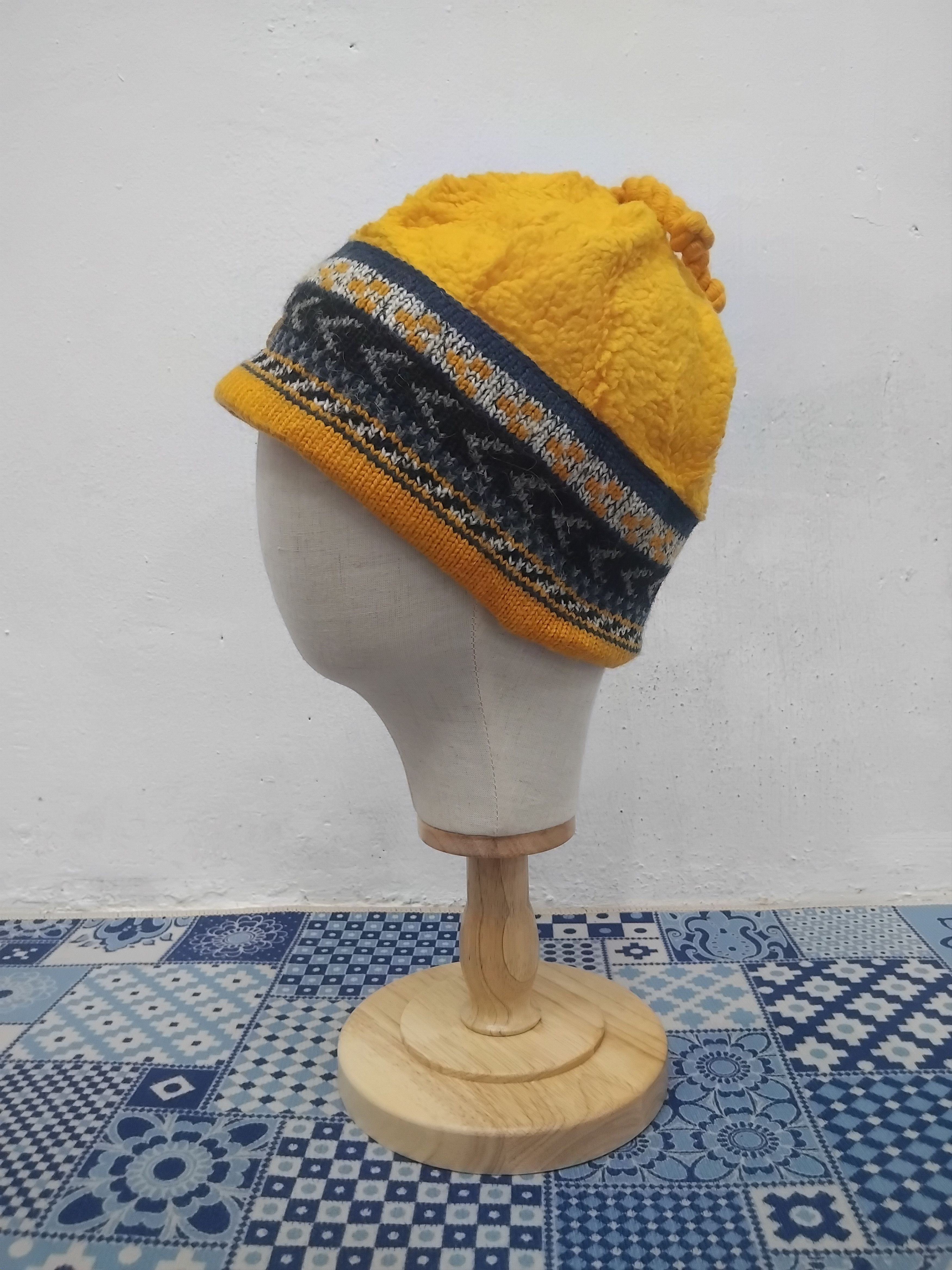 Japanese Brand 💥Verbier yellow colour Beanie Size ONE SIZE - 5 Thumbnail