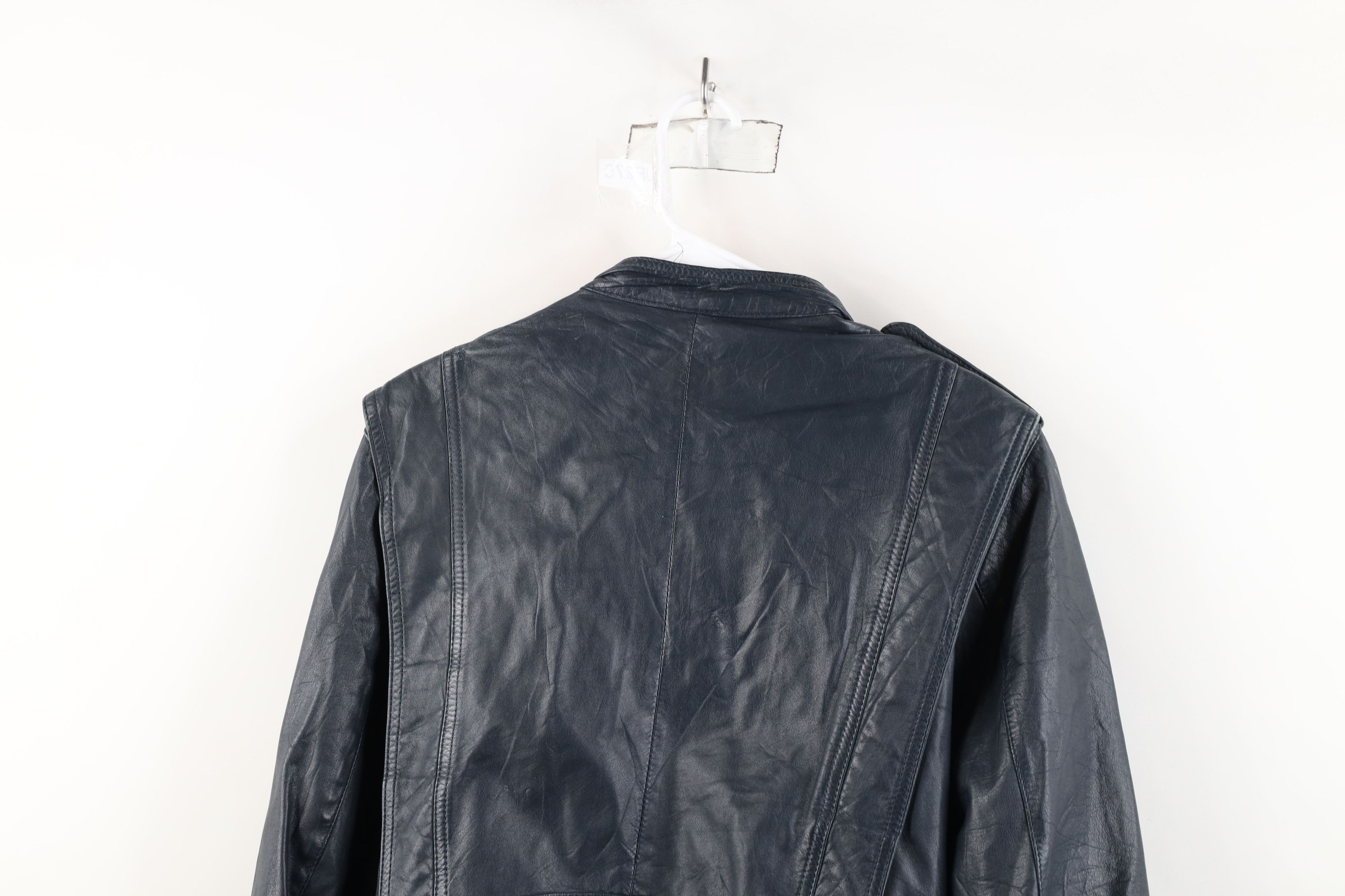 Vintage Vintage 80s 90s Streetwear Leather Buckle Strap Jacket Size M / US 6-8 / IT 42-44 - 16 Thumbnail
