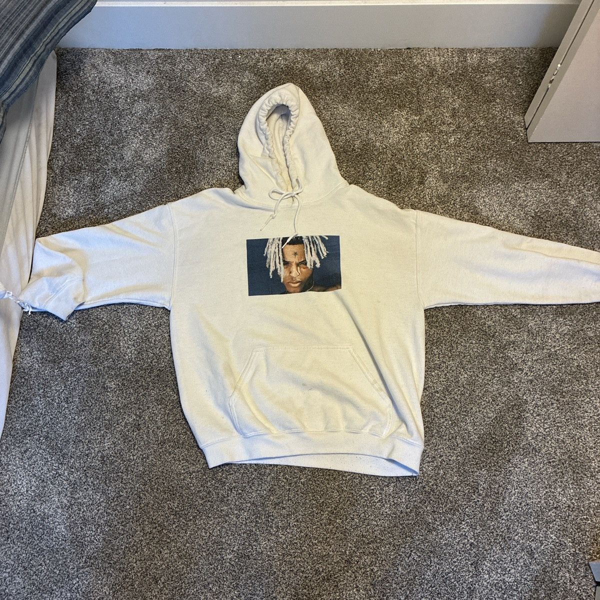 Other XXXTENTACION white vintage hoodie brand from Kanye West Size US L / EU 52-54 / 3 - 2 Thumbnail