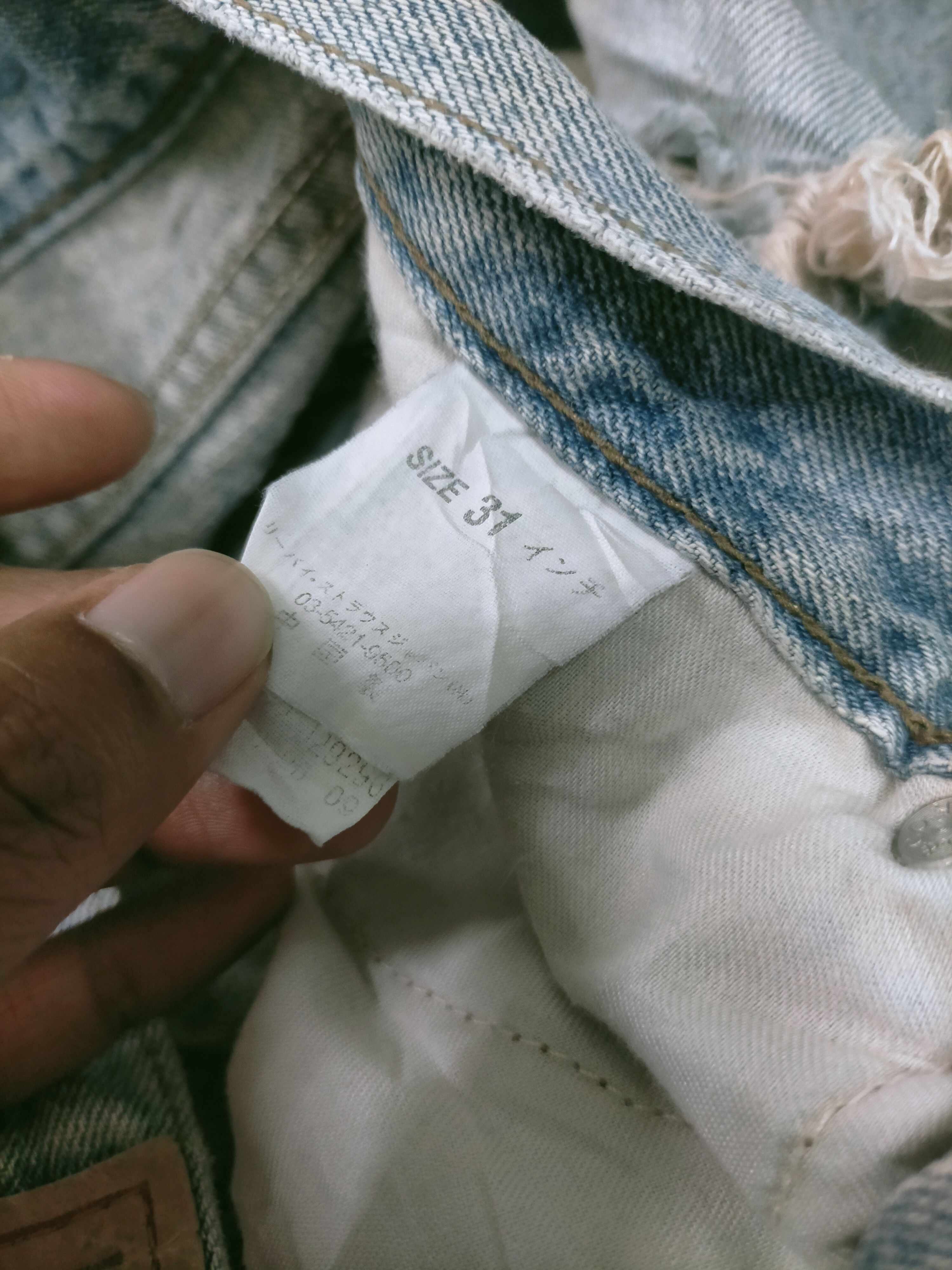 Levi's 🔥 Washed 🔥 Vintage Levis 534 Thrashed Distressed Jeans Size US 31 - 11 Thumbnail