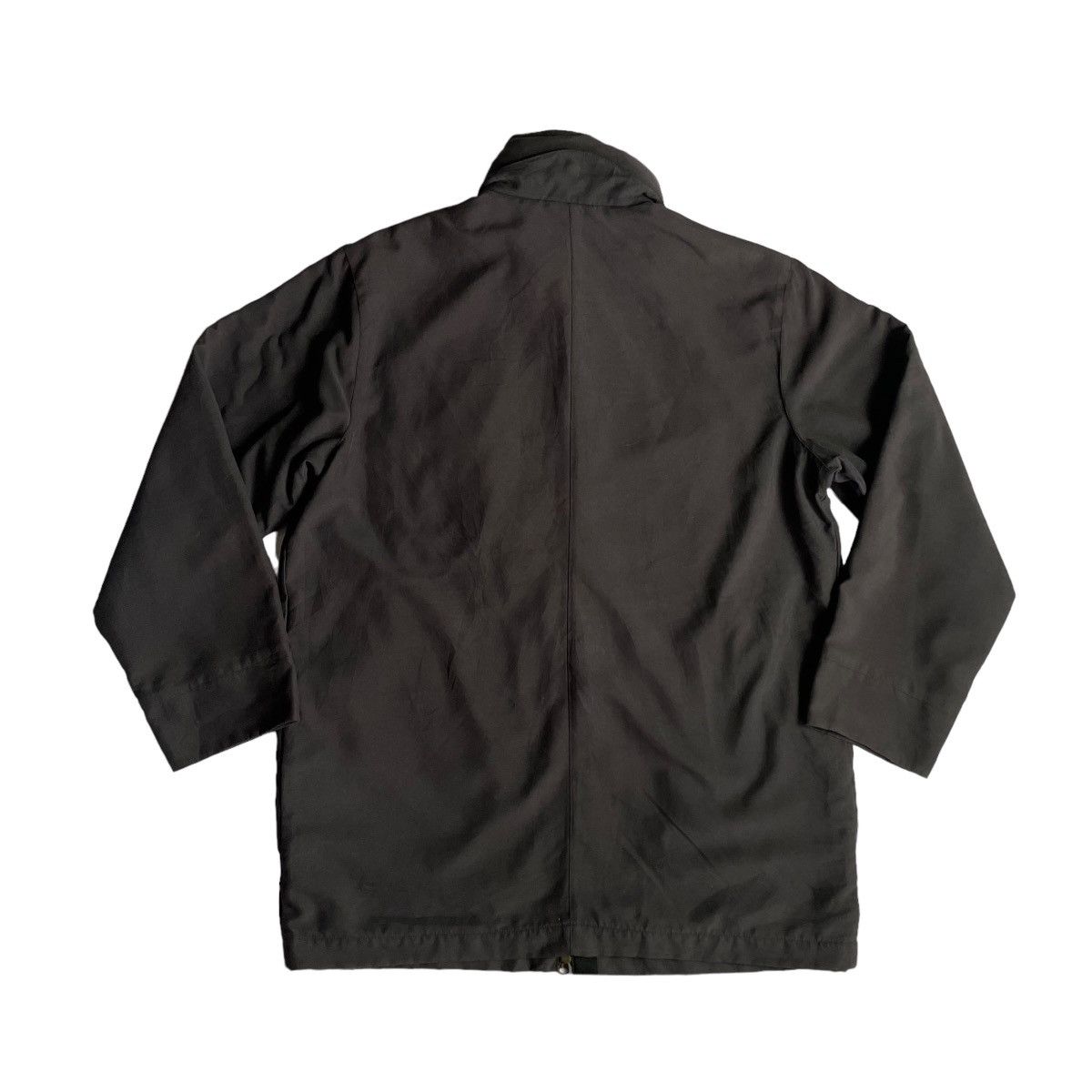 Nike Y2K NIKE SWOOSH BUTTON UP FULL ZIP LONG JACKET Size US XL / EU 56 / 4 - 3 Thumbnail