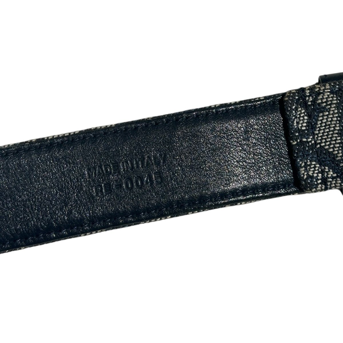 Dior Monogram logo leather belt Size 32 - 4 Thumbnail