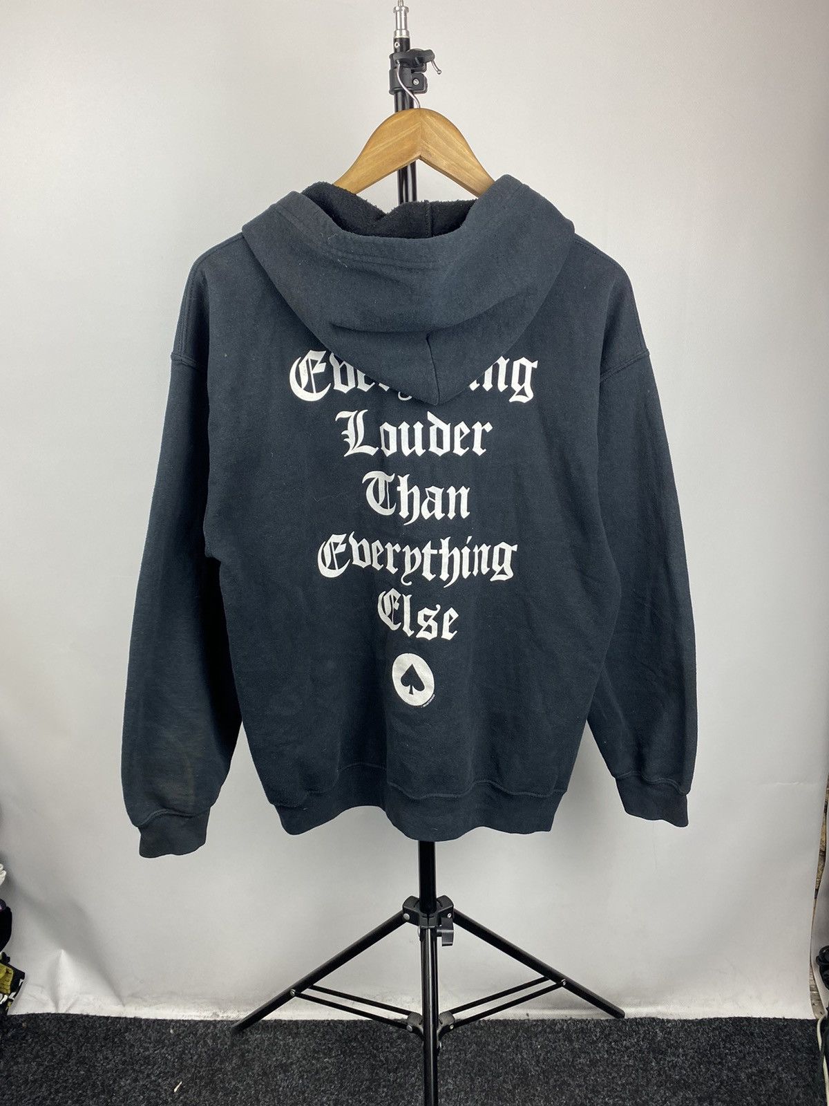 Gildan 00s Motorhead band opium punk distressed sun faded hoodie Size US M / EU 48-50 / 2 - 5 Thumbnail