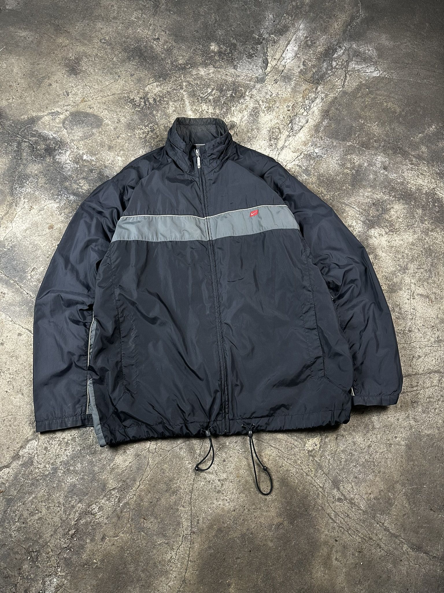 Nike 2000s Nike Nylon Zip Tracksuit Jacket Y2k Vintage 00s Size US XL / EU 56 / 4 - 1 Thumbnail
