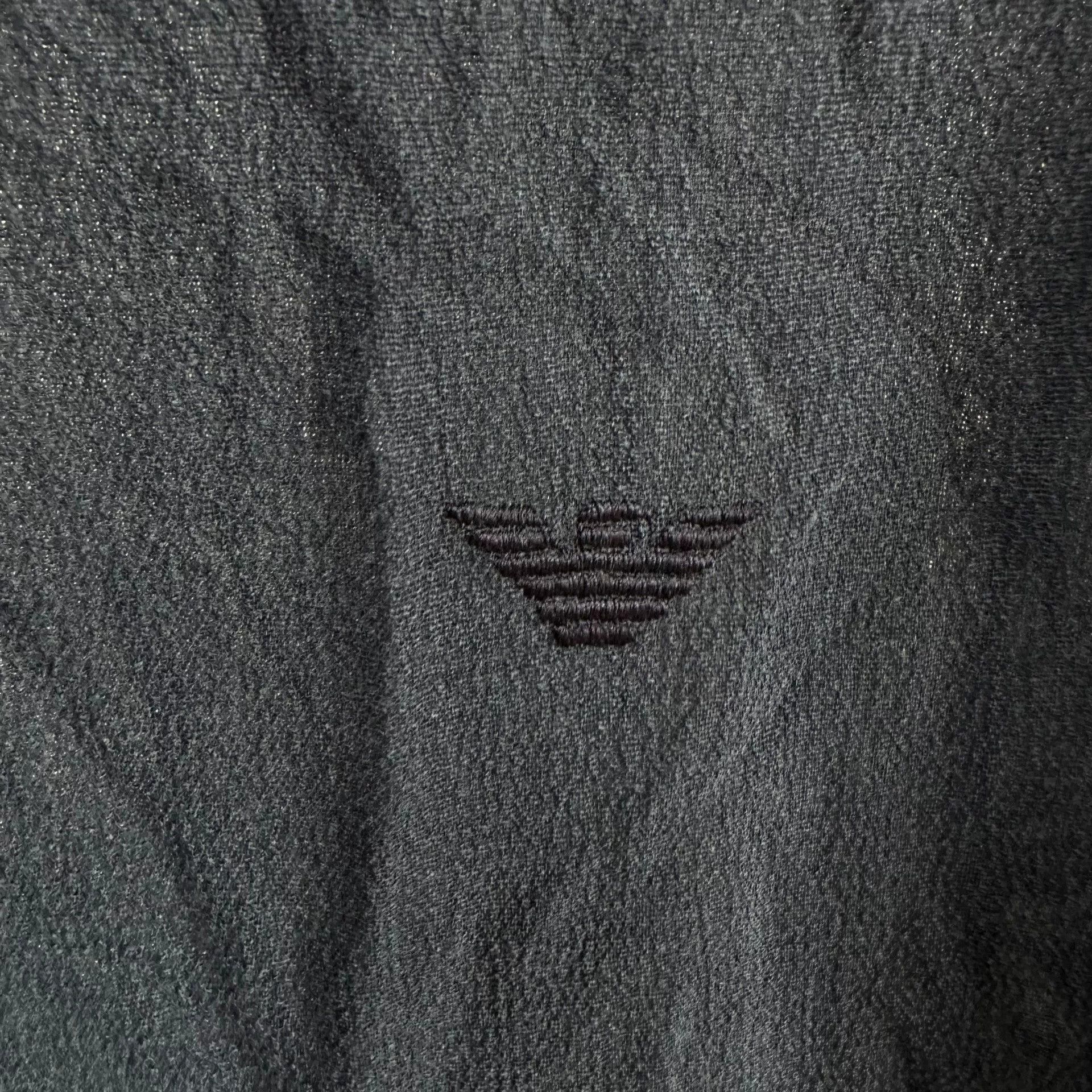 Emporio Armani Emporio Armani Dark Blue Embroidered Logo Shirt Size US M / EU 48-50 / 2 - 3 Thumbnail