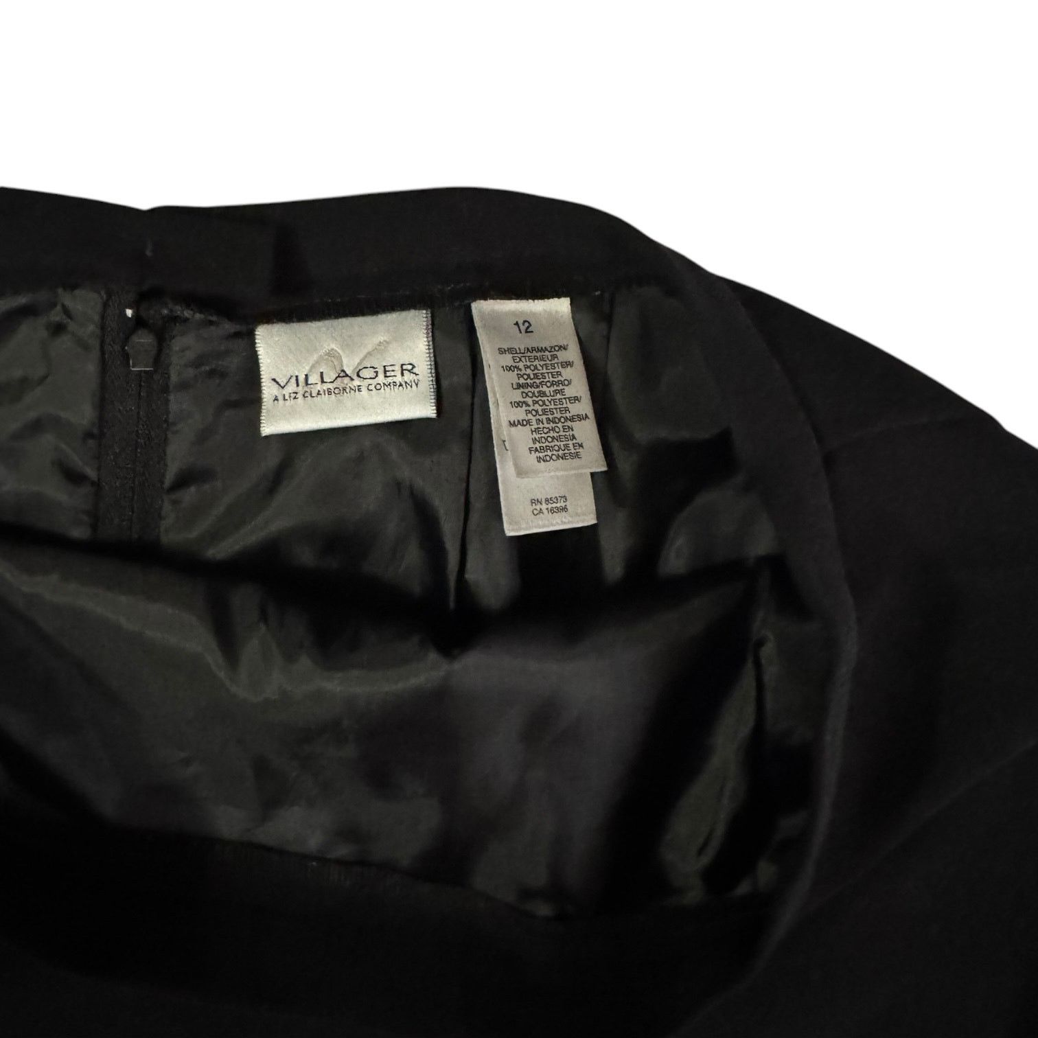 Other Villager Women’s Black A-Line Skirt – Size 12 Size 34" / US 12 / IT 48 - 2 Thumbnail