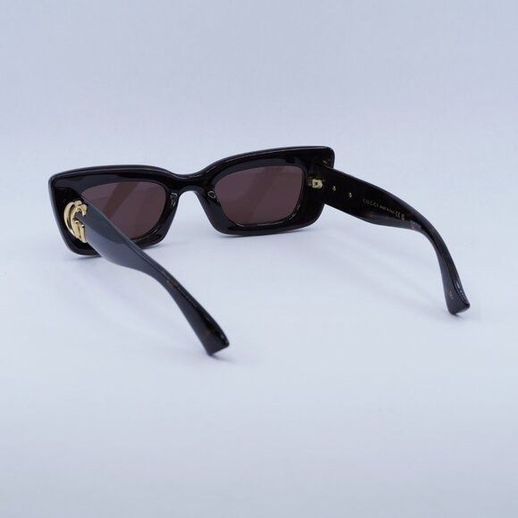 Gucci 🕶️ New Gucci GG1827S 002 Sunglasses - Dark Havana Frame Size ONE SIZE - 8 Thumbnail