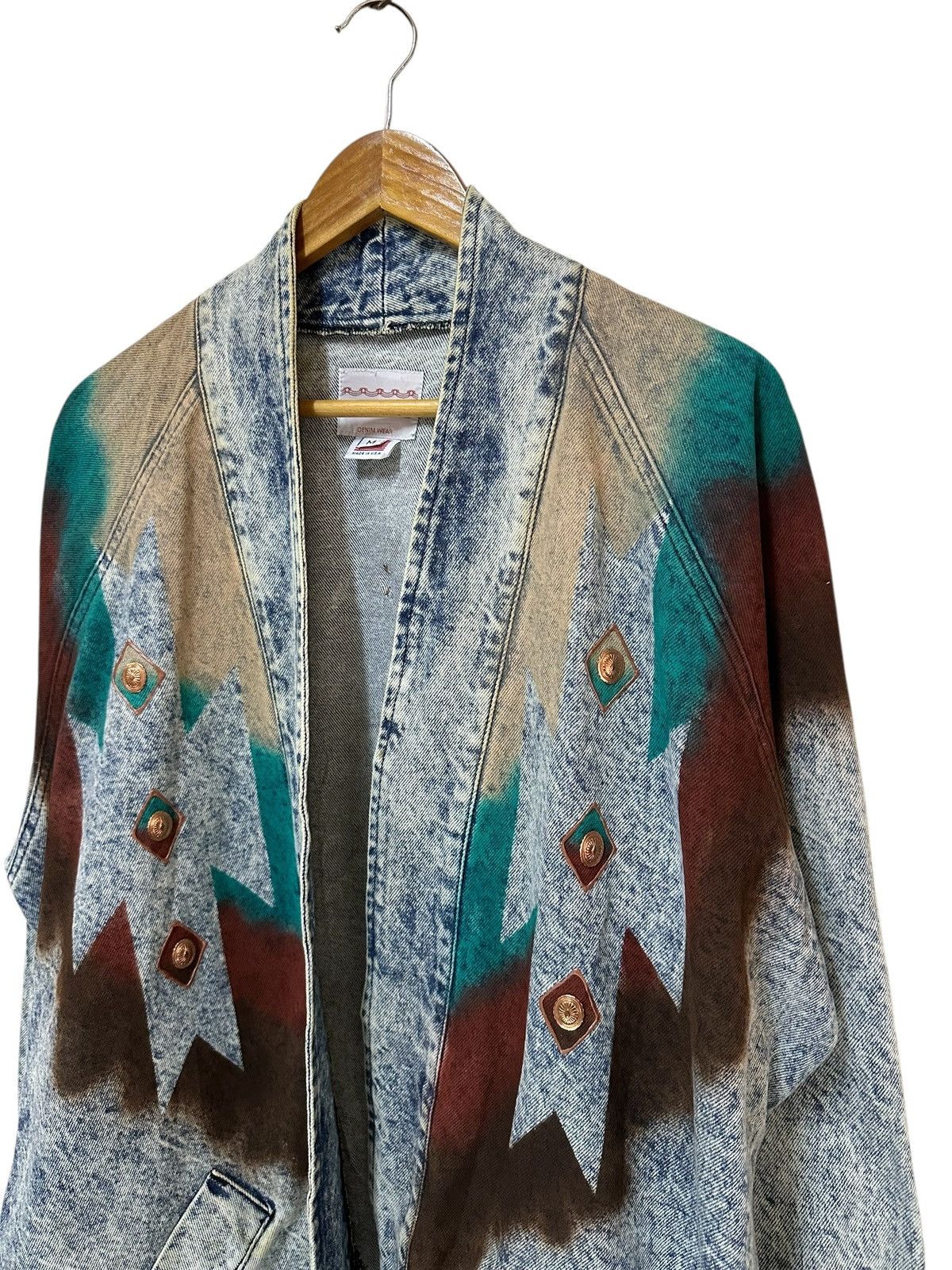 Other Vintage sundance denim wear jacket buttonless Size M / US 6-8 / IT 42-44 - 3 Thumbnail