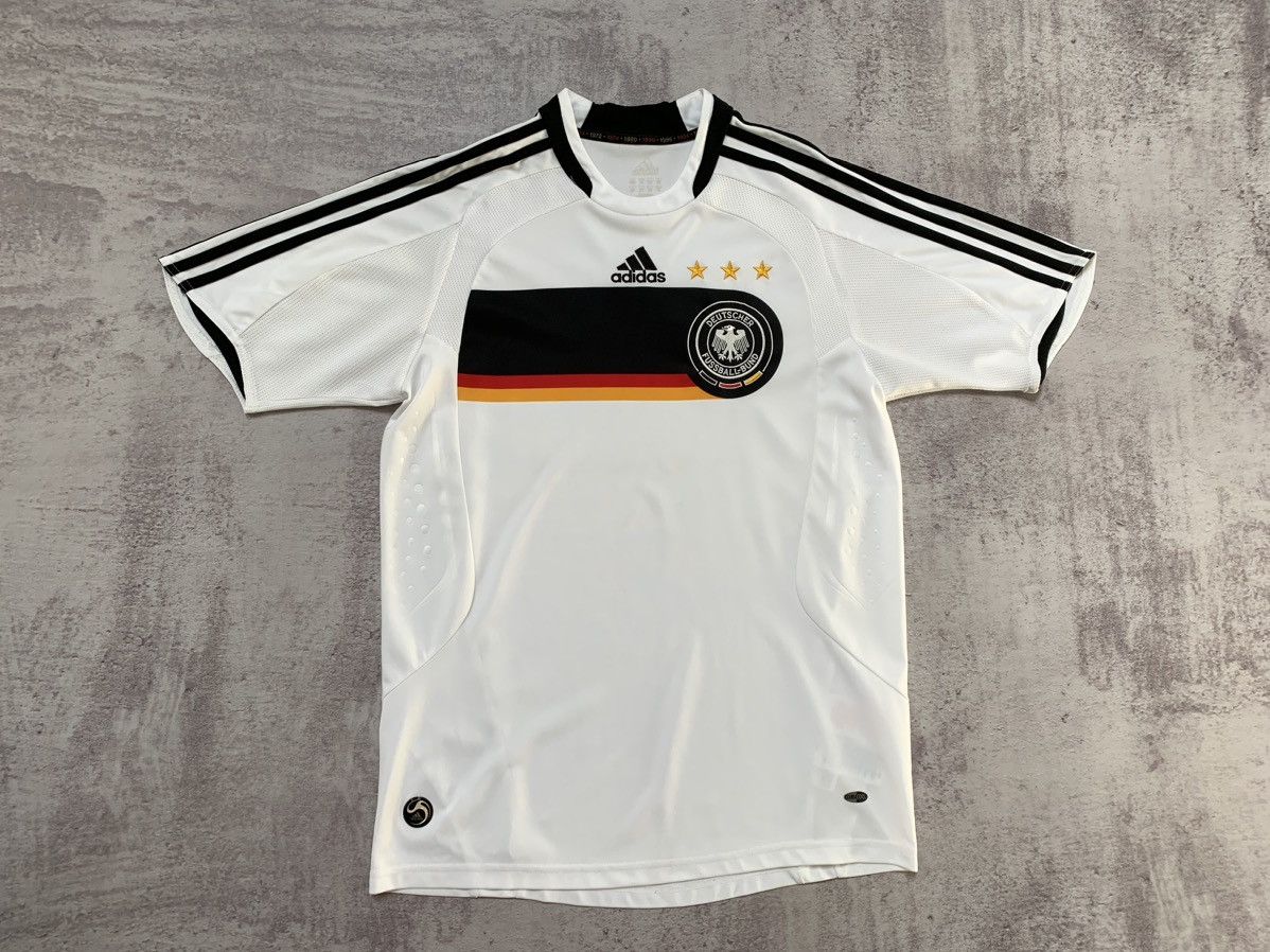 Vintage ADIDAS SOOCER JERSEY GERMANY DEUTSCHLAND 2008 HOME T-SHIRT Size US XL / EU 56 / 4 - 2 Thumbnail