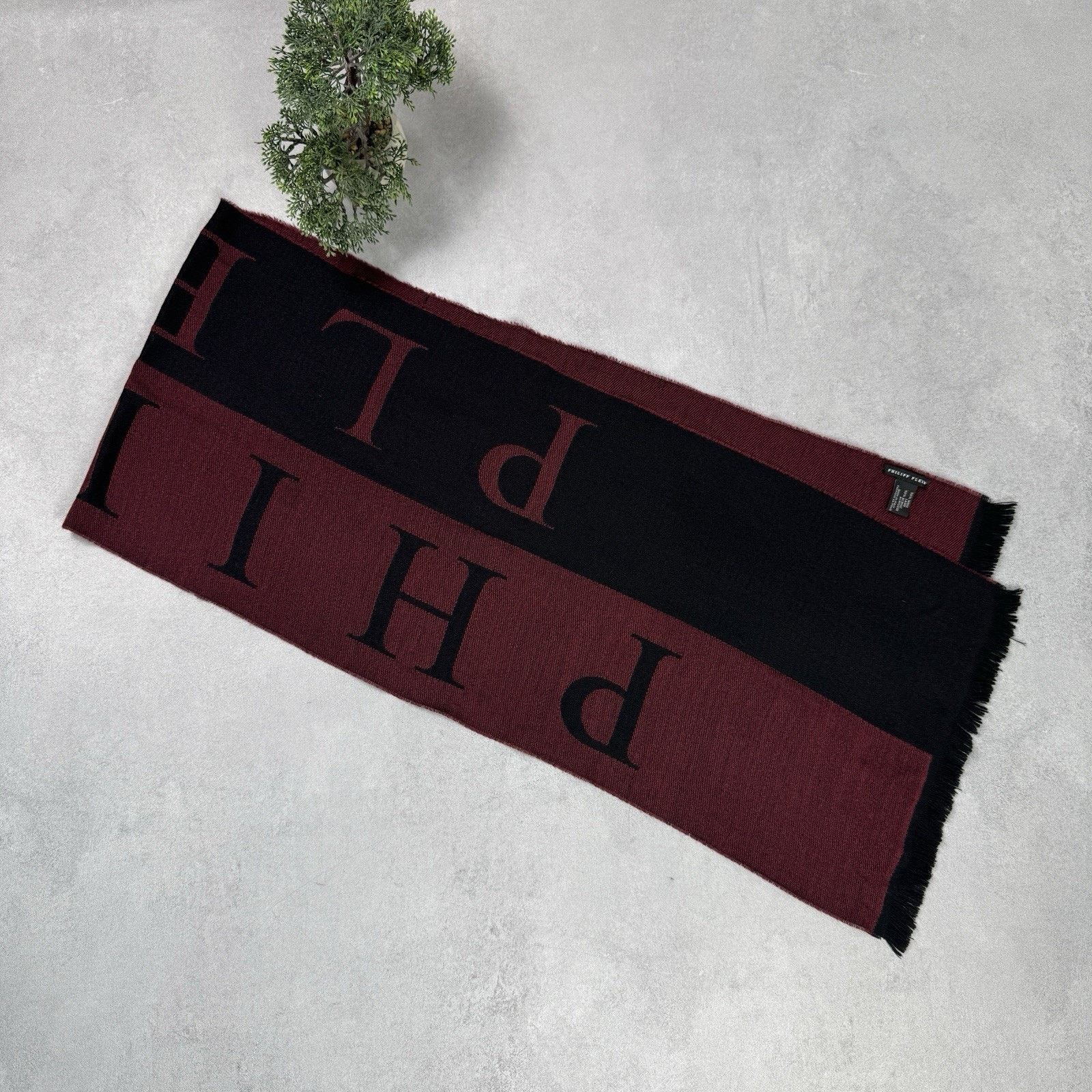 Philipp Plein Men Scarf Big Logo