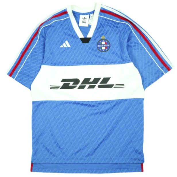 Other Other KITH NYC x adidas Football DHL Express Jersey Polyester Top Textile T-Shirts JN3586 DUTY FREE for USA Size ONE SIZE - 1 Thumbnail
