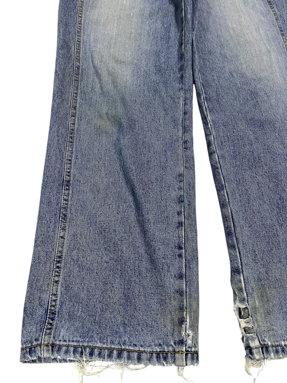 If Six Was Nine × Japanese Brand × Le Grande Bleu (L.G.B.) BAGGY💥 JAPANESE BRAND Y2K WASHED BLUE DENIM PANTS Size US 29 - 5 Thumbnail