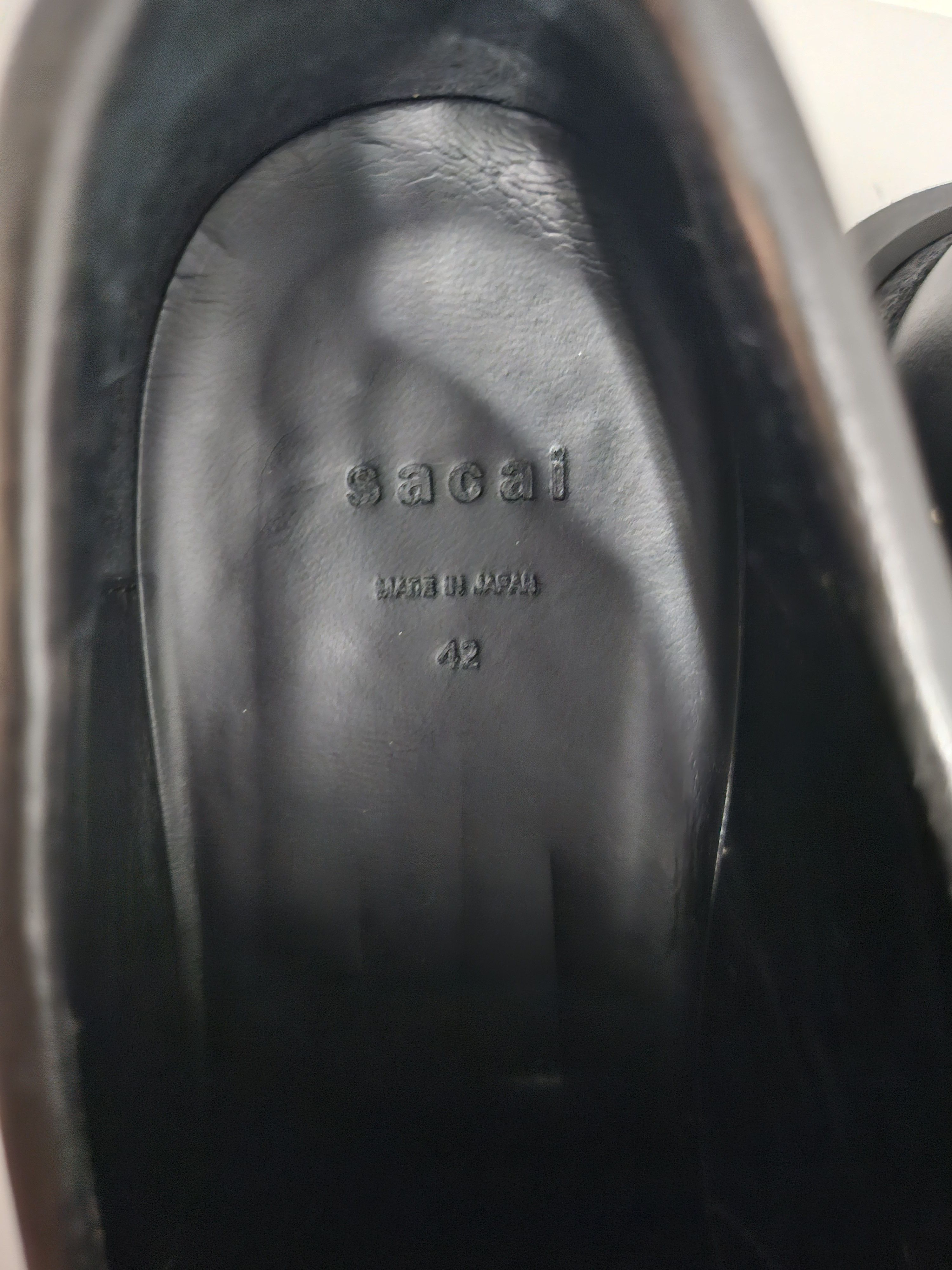 Sacai Sacai Vibram sole leather penny loafers black Size US 9 / EU 42 - 4 Thumbnail