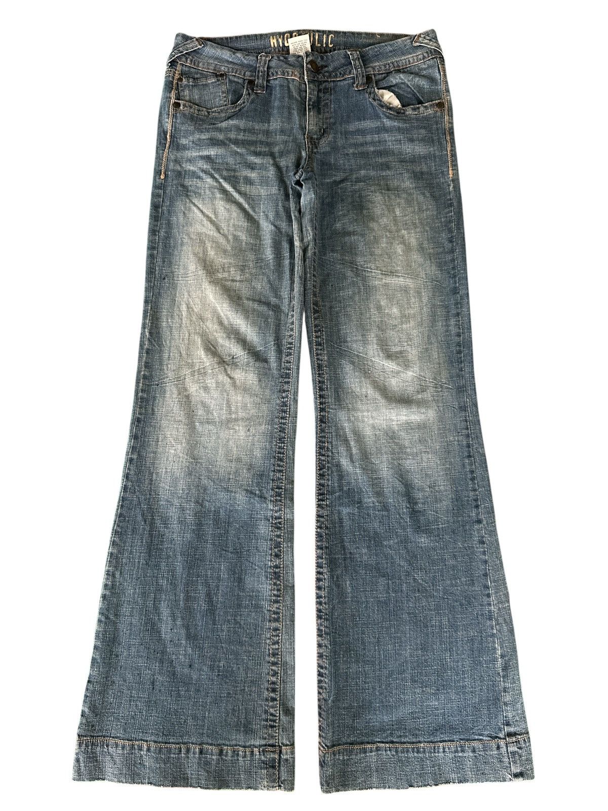 Kapital Flare 90s Style Hydraulic Denim 34x43 Size US 34 / EU 50 - 1 Thumbnail