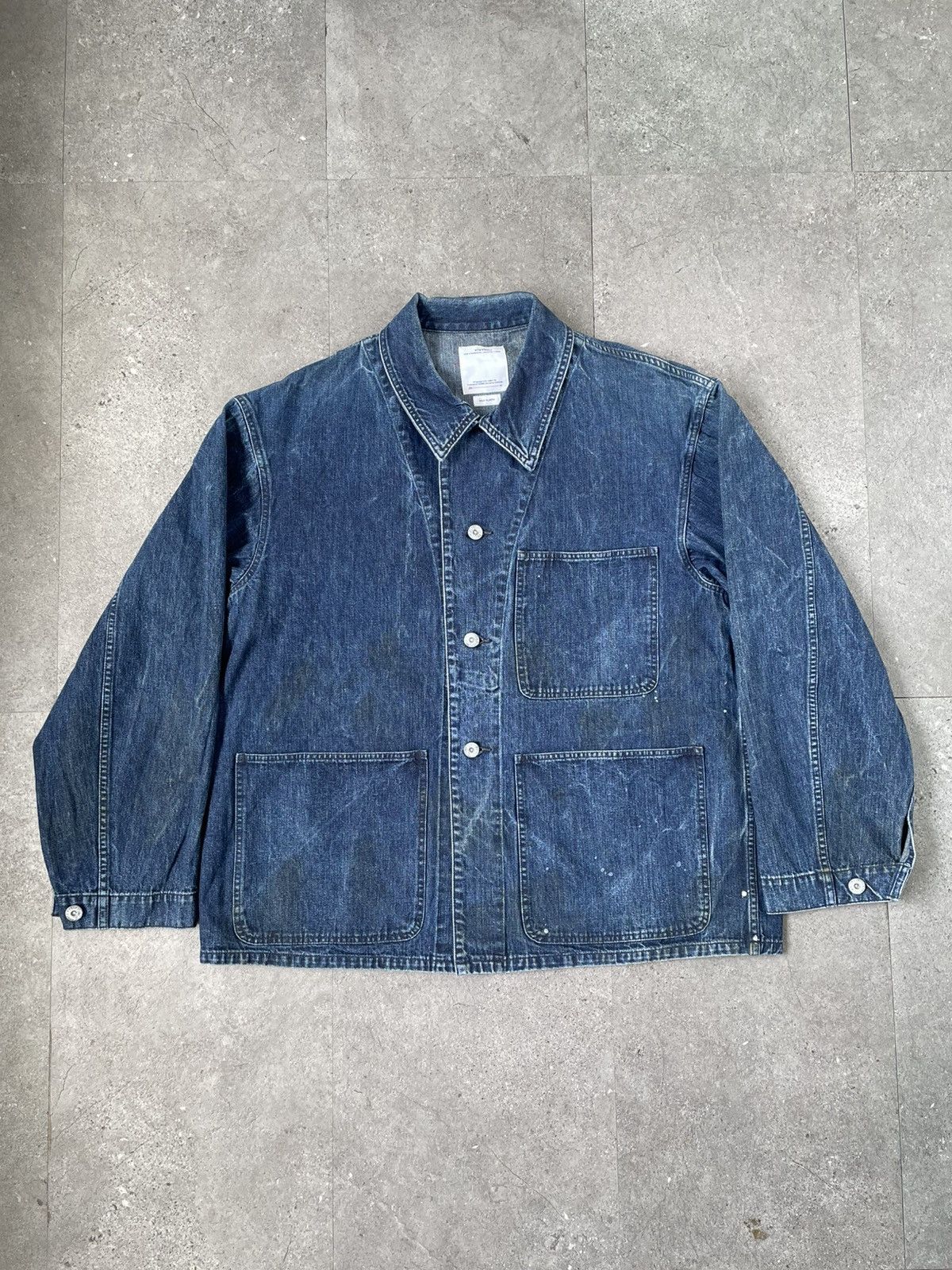 Visvim Visvim 21SS Baker Coverall Dry Denim Size US XL / EU 56 / 4 - 2 Thumbnail