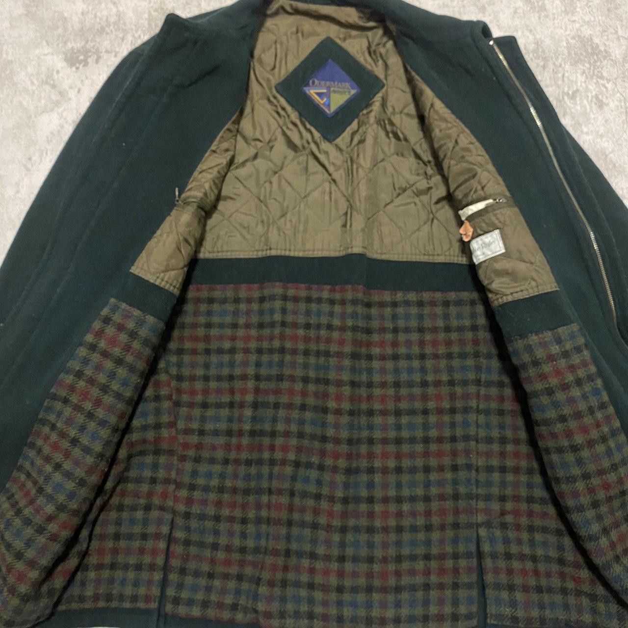 Other Green 90s Cashmere wool jacket Coat Vintage Retro Size US XL / EU 56 / 4 - 4 Thumbnail