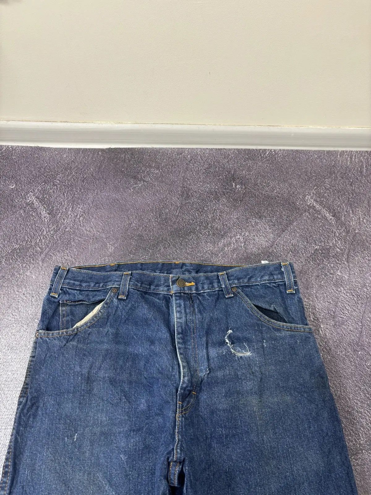 Dickies × Vintage Vintage Dickies Y2K Blue Hype Denim Baggy Jeans Size US 36 / EU 52 - 9 Thumbnail