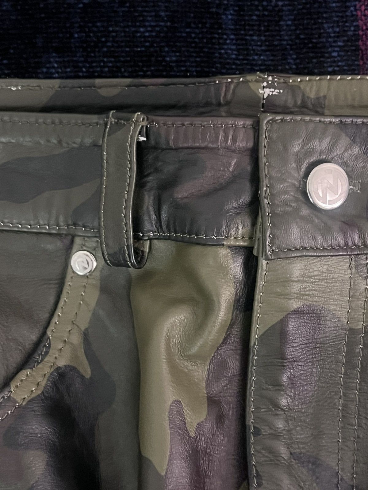 NYRVA Nyrva leather camo jorts 30 Size US 30 / EU 46 - 4 Thumbnail