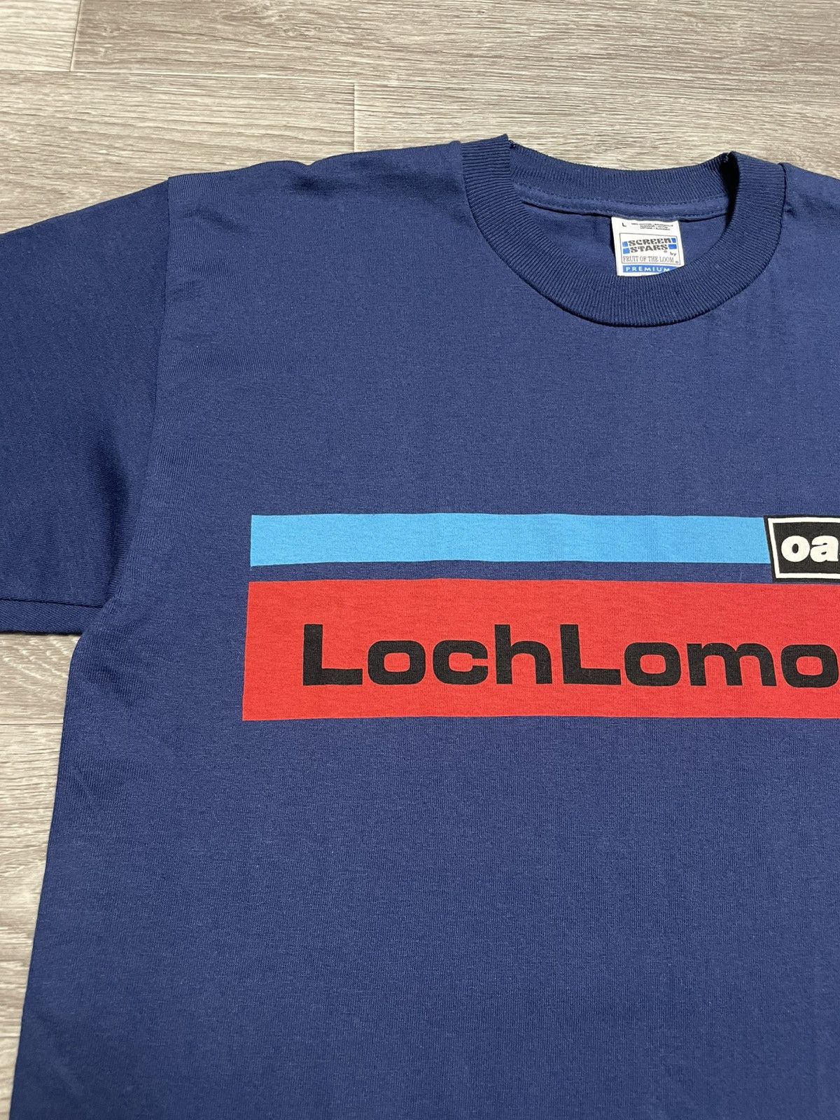 Band Tees Rare Vintage 1996 Oasis Loch Lomond Made In USA T-Shirt Size US L / EU 52-54 / 3 - 6 Thumbnail