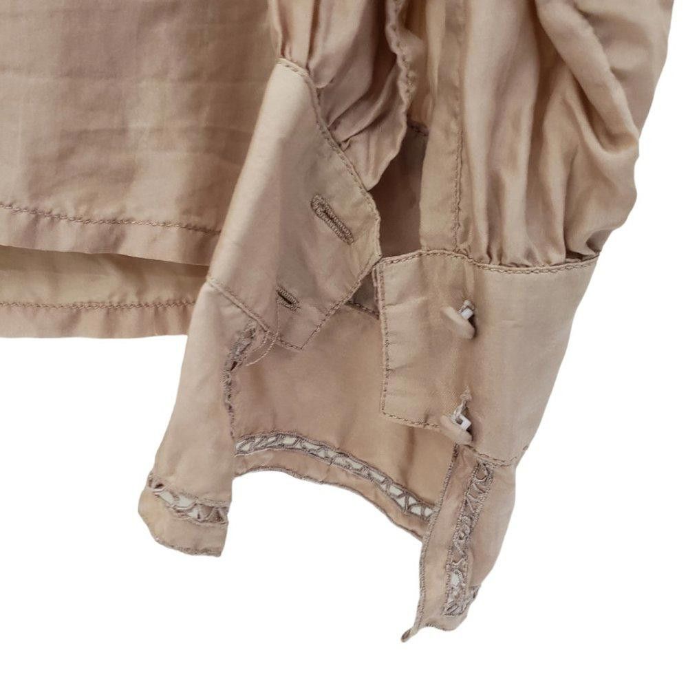 Designer CT210 Ladies Vintage 100% Silk Gailord Button Down Shirt 6 Size M / US 6-8 / IT 42-44 - 5 Thumbnail