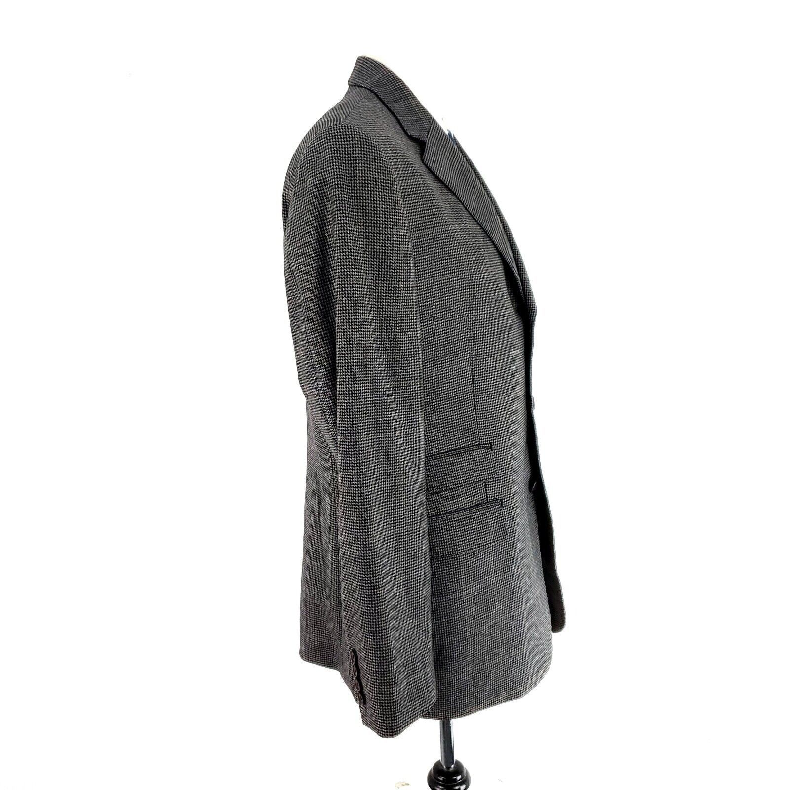 Lauren Ralph Lauren Lauren Ralph Lauren Wool 3 Button Sport Coat 38R Gray Hounds Size 38R - 7 Thumbnail