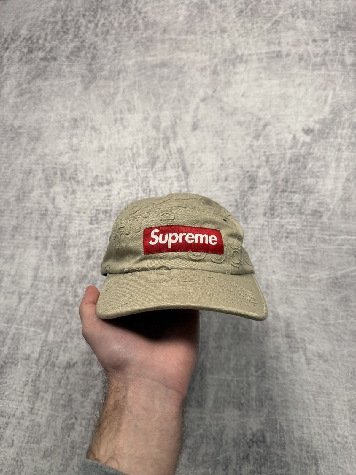 Supreme Beige Supreme Lasered Twill Camp Cap ss23 Size ONE SIZE - 2 Thumbnail
