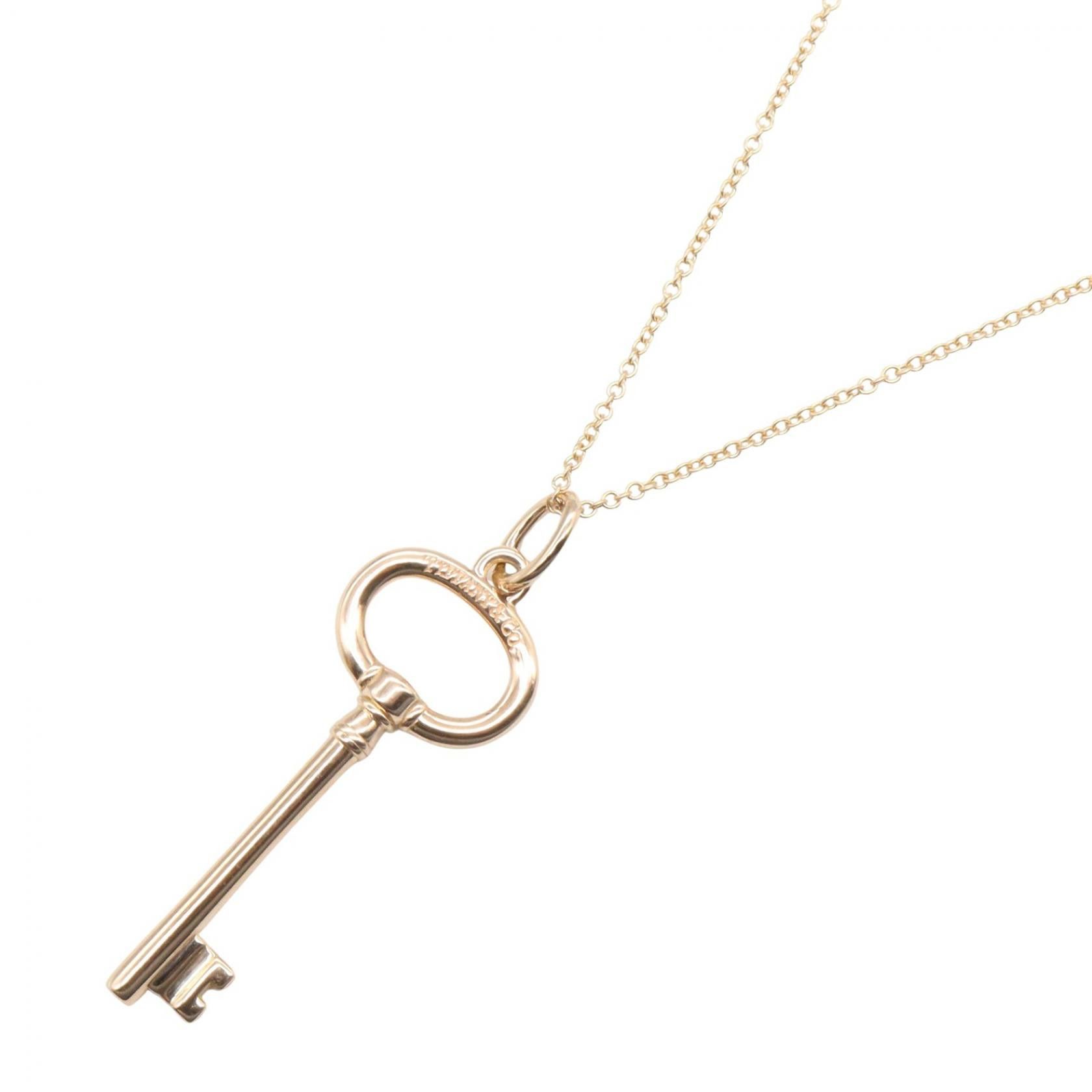 Tiffany & Co. Tiffany & Co. Tiffany & Co. Oval Key Au750 Necklace Precious Metal Necklace DUTY FREE for USA Size ONE SIZE - 1 Thumbnail