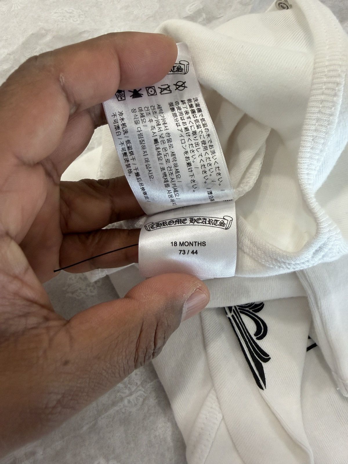 Chrome Hearts CHROME HEARTS ONESIE BABY Size US XXS / EU 40 - 6 Thumbnail