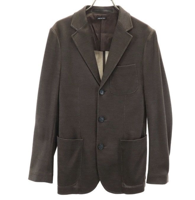 Giorgio Armani GIORGIO ARMANI Italianmade tailored jacket size 44 brown Size 44S - 1 Thumbnail