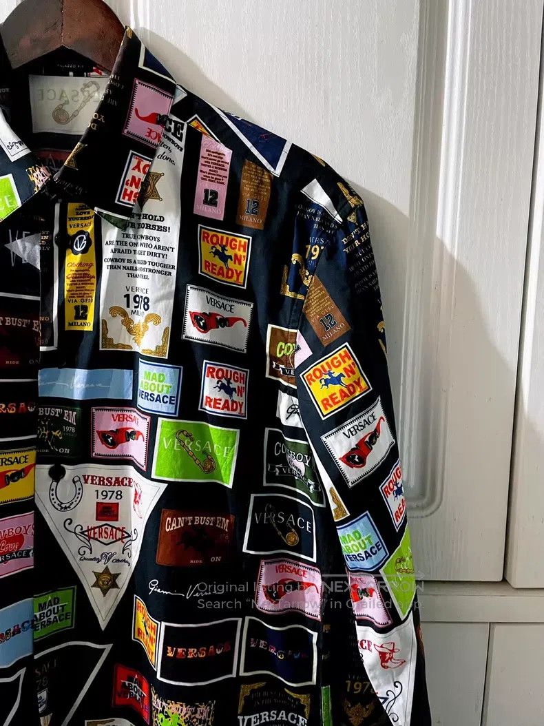 Versace Versace Full printed long-sleeved shirt Size US M / EU 48-50 / 2 - 5 Thumbnail