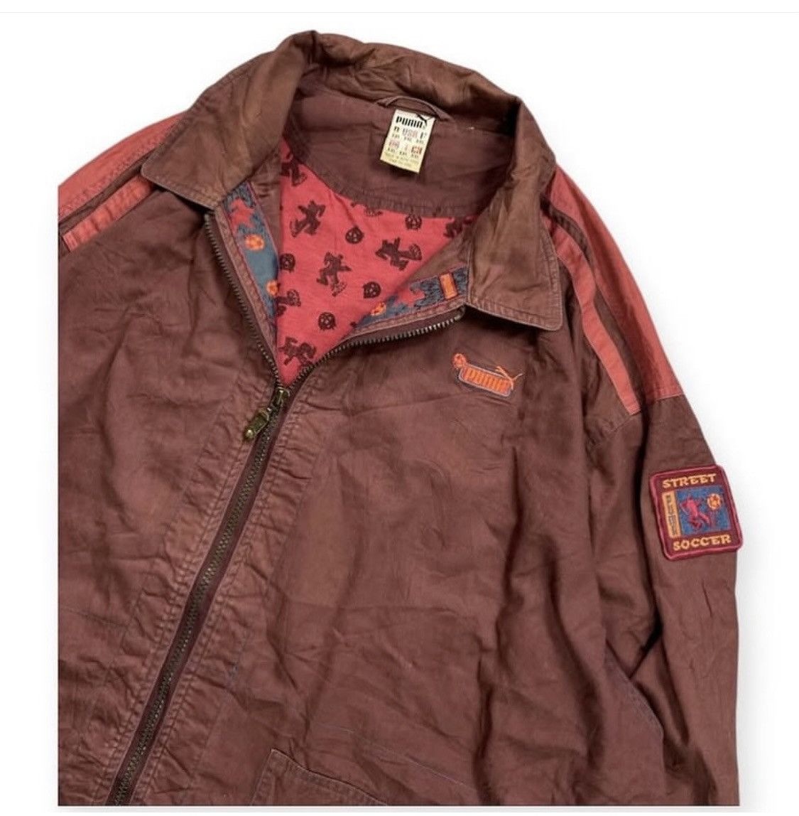 Vintage Vintage 90s Puma Street Ball Bomber Jacket Size US XL / EU 56 / 4 - 2 Thumbnail