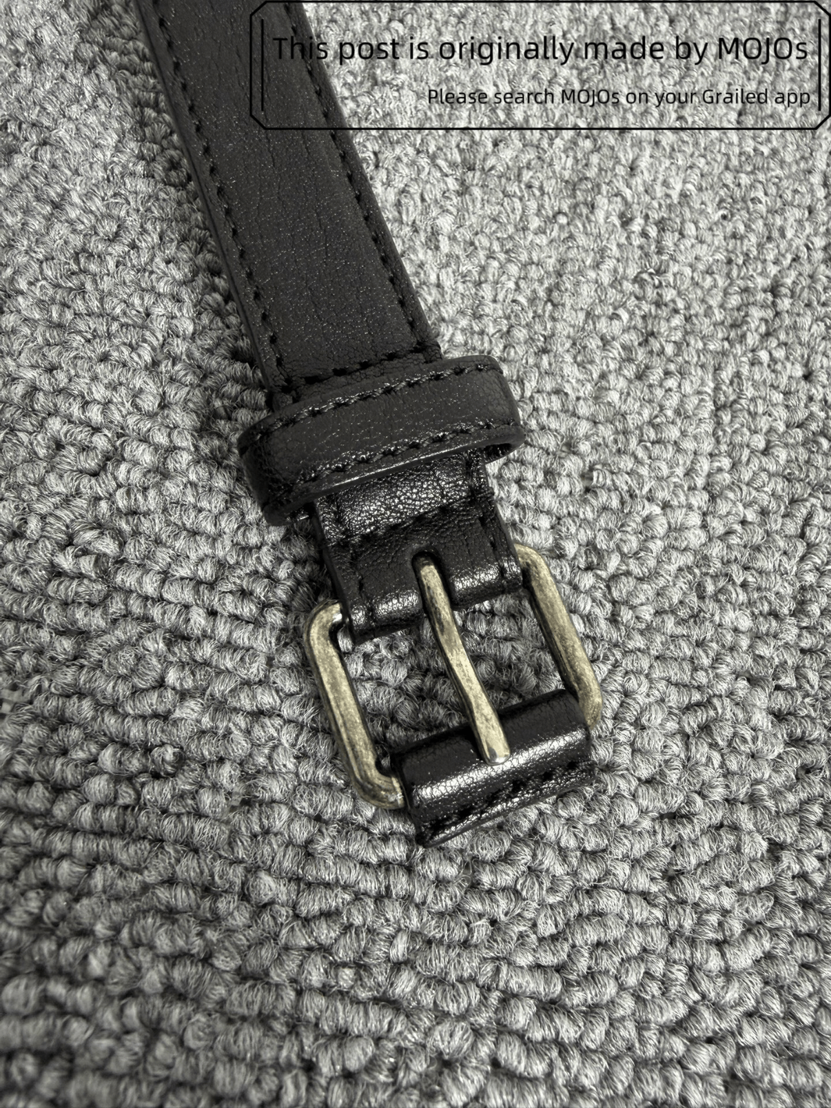 Saint Laurent Paris Sz 95 Saint Laurent Paris 17SS Plain Buckle Belt mojos55 Size ONE SIZE - 3 Thumbnail