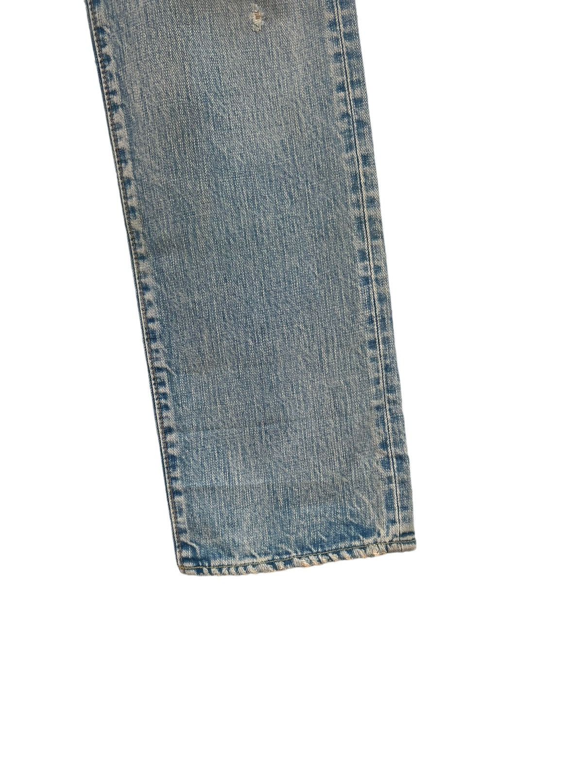 Japanese Brand Rivet & Blue Japan Distressed Muddy Denim Jeans Size US 30 / EU 46 - 12 Thumbnail
