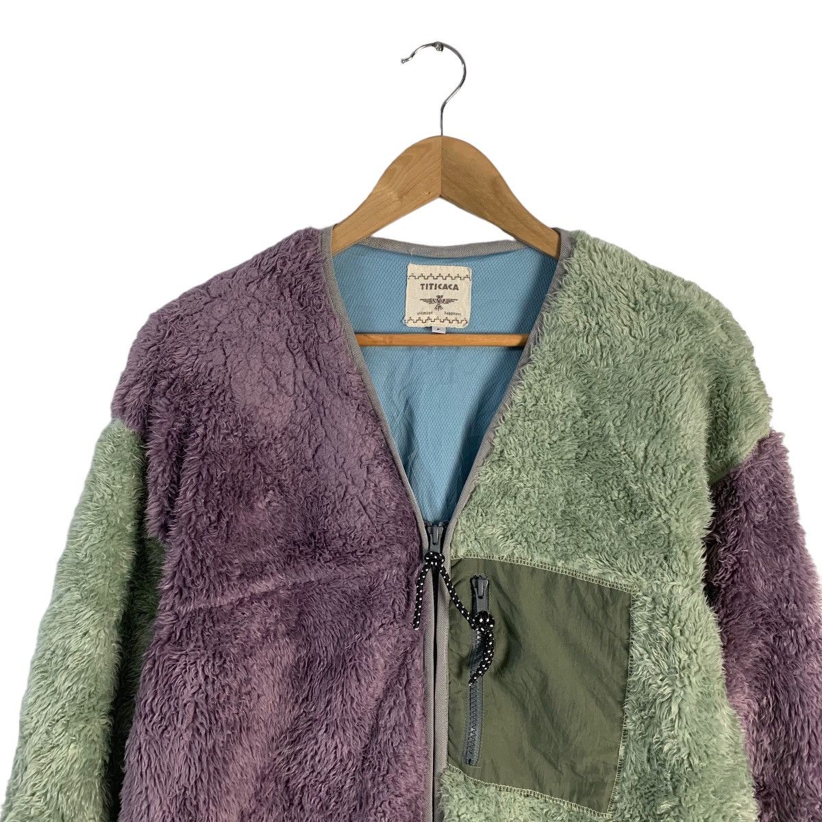 Japanese Brand Titicaca Fleece Color Block Jacket Size US M / EU 48-50 / 2 - 4 Thumbnail