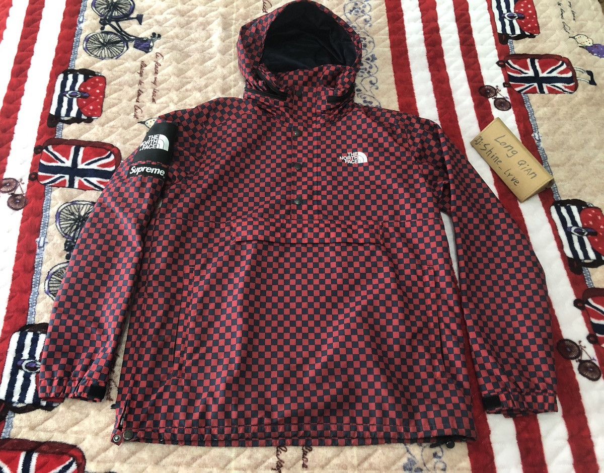 Supreme × The North Face Supreme the north face tnf red checkered pullover jacket Size US M / EU 48-50 / 2 - 1 Thumbnail