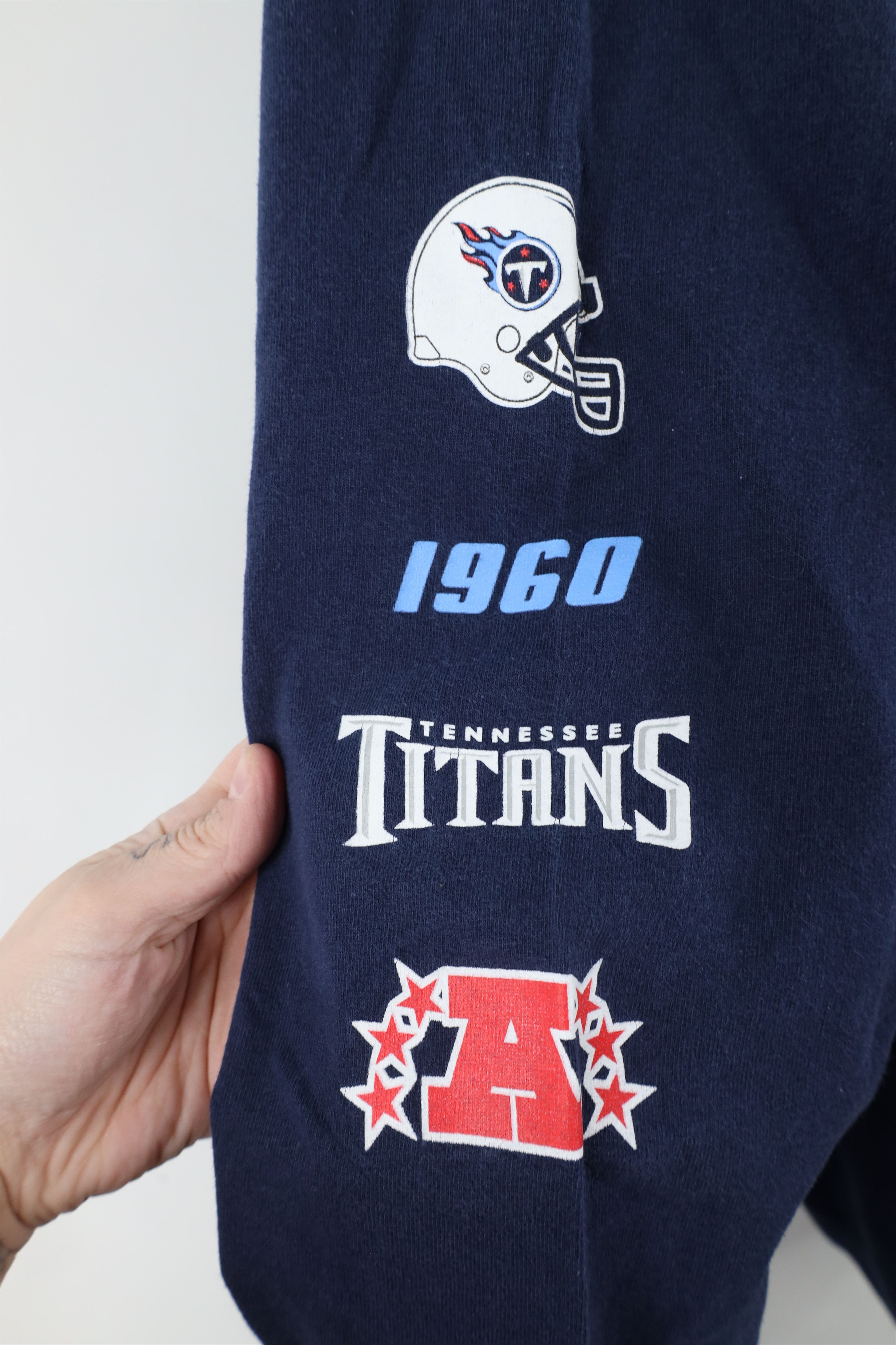 Majestic × Vintage Vintage Majestic Titans Football Long Sleeve T-Shirt Size US XXL / EU 58 / 5 - 8 Thumbnail